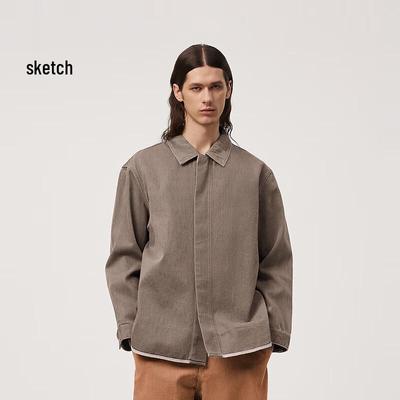Men's 2024 Spring Loose Fit Long-Sleeve Casual Shirt