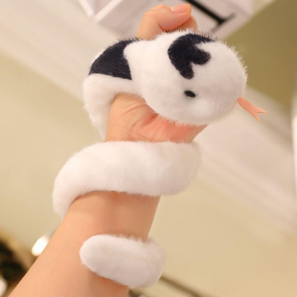 Plush Xiao CuBao Plush Toy Wrapable Stuffed Doll Kawaii Snake Decoration Doll