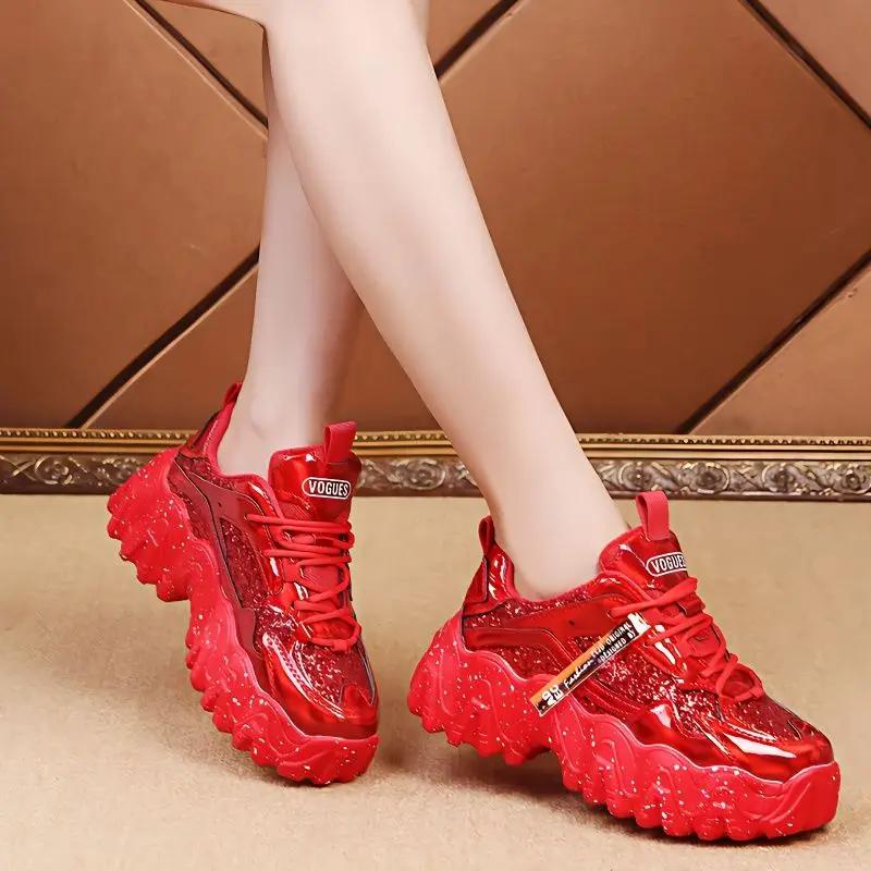 Stylish Sports Ladies Footwear Sequins Athletic Designer Luxury Fashion 2025 Women's Sneakers Shoes Cheap Aesthetic Y2k Original