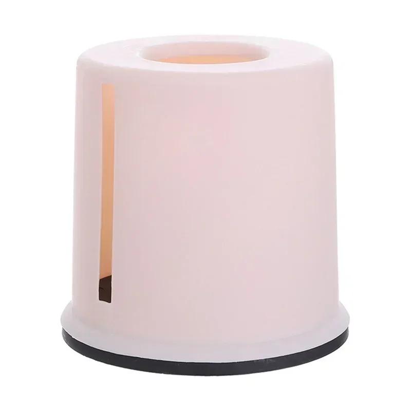 2025 Plastic Tissue Box Round Living Room Pumping Box Creative Cylinder Multifunctional Household Toilet Roll Paper Storage Box