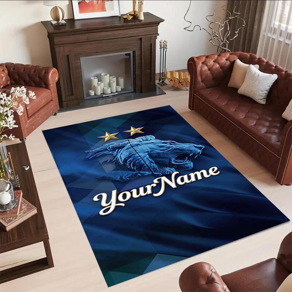 Fc Zenit Saint‑petersburg 55 Customizable Name Carpet Perfect for Game Room Dining Room Bedrooms Balcony Antislip Carpet Anime Office Decor