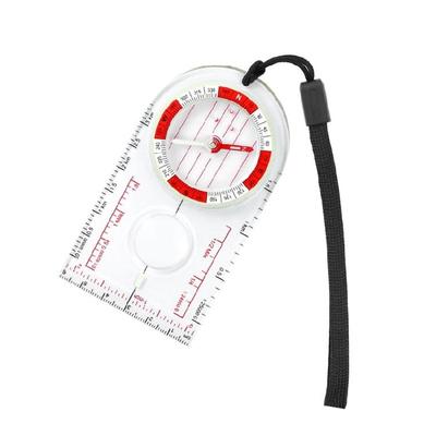 Professional Map Scale Compasses Outdoor Orienteering Compasses Plastic Compasses Map Ruler Camping Navigation Tool
