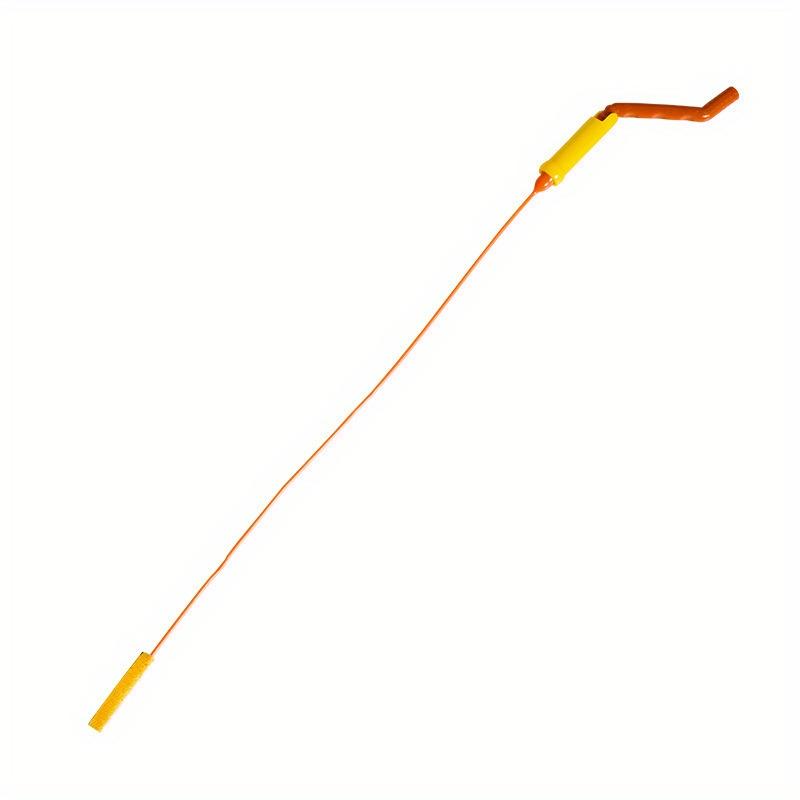 

1 шт. Ручной слив для туалета, слив для раковины, очиститель против засоров жёлтый