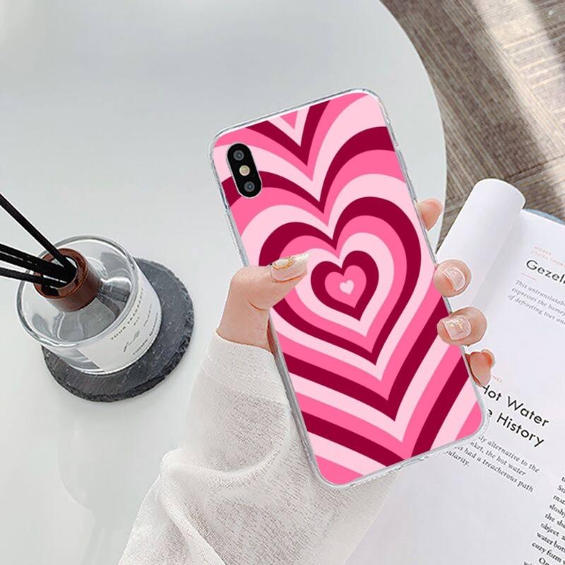 Latte Love Kaffee Herz Handyhülle Für IPhone 14 13 12 11 XS X 8 7 6 Plus Mini Pro Max SE 2022 Weiche Transparente Handyhülle