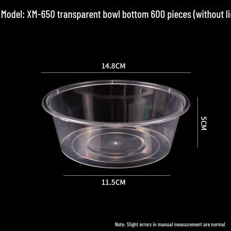 Disposable Round Plastic Food Container