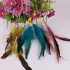 Feather Hair Pin Colorful Leather Long Tassel Hair Clip Easy Matching Headgear Theme Parties Hair Accessories