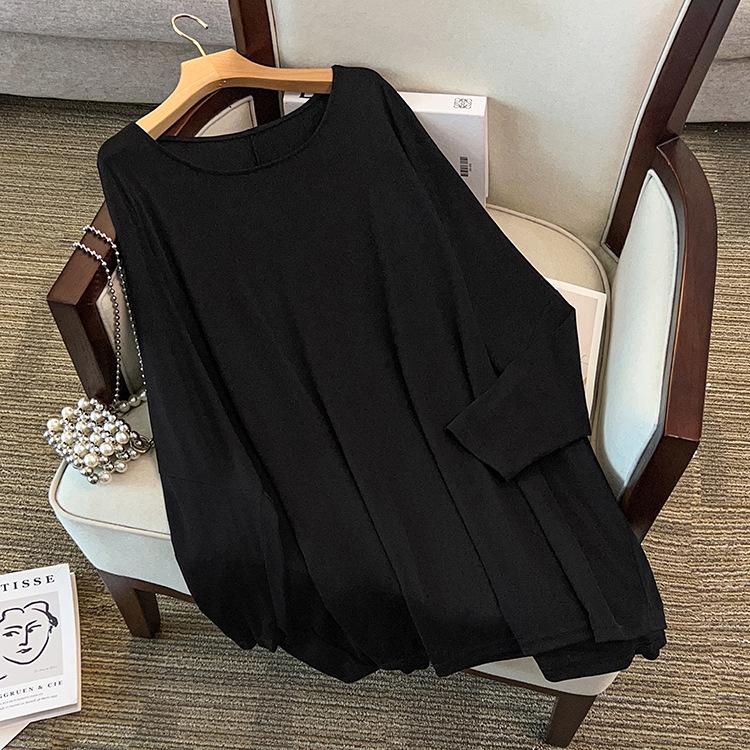 2026 Spring New Arrival: Plus Size Women's Casual Loose Batwing Sleeve Top