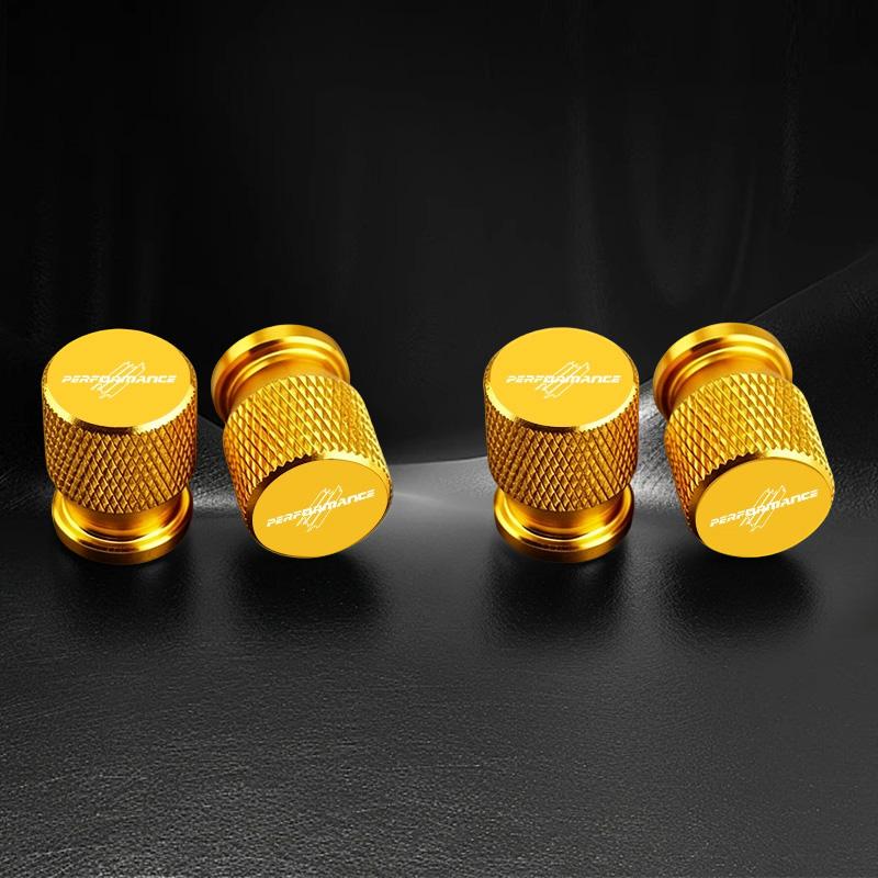 4Pcs Aluminum Car Wheel Tire Valve Caps Tyre Rim Stem Covers Airdust Waterproof For BMW M Performance Logo 1 3 5 Series X1 X3 X5 gjvc84