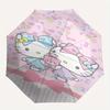 Hello Kitty,Bow Automatic Folding Umbrella-Simple 8-Rib Design, Bright Cartoon Pattern, Durable Iron Frame, Suitable For Travel, Outdoor, Be