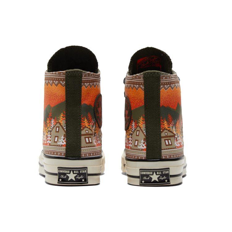Chuck 70 Converse High 'Holiday Sweater - Orange' 172134C