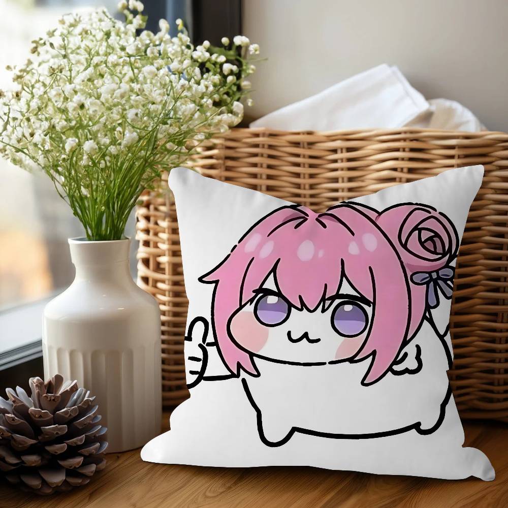 Anime Doro Pillowcase Toon Gift Cushion Cover Bedroom Home Sofa Chair Seat Decor Pillow Case