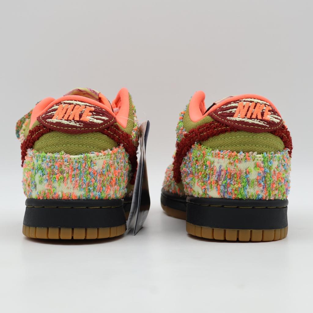 IB2263-300 Nike Dunk Low Panda Green Curry White (Men's)