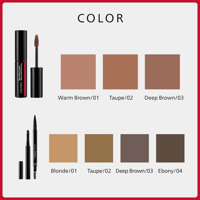 SHISEIDO Makeup Brow Ink Trio 04 Ebony (0.06g/0.25g)