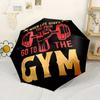 Motivational Gym Quote Automatic Folding Umbrella Compact Lightweight For Outdoor Adventures T100