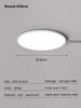 Living room ceiling light ultra-thin rectangular LED ceiling light Nordic bedroom home decoration indoor lighting fixtures