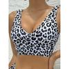 Women's Leopard Bikini Set Sexy Triangle Top Panties Push Up SwimwearSummer Beach Outfits Bathing Suit