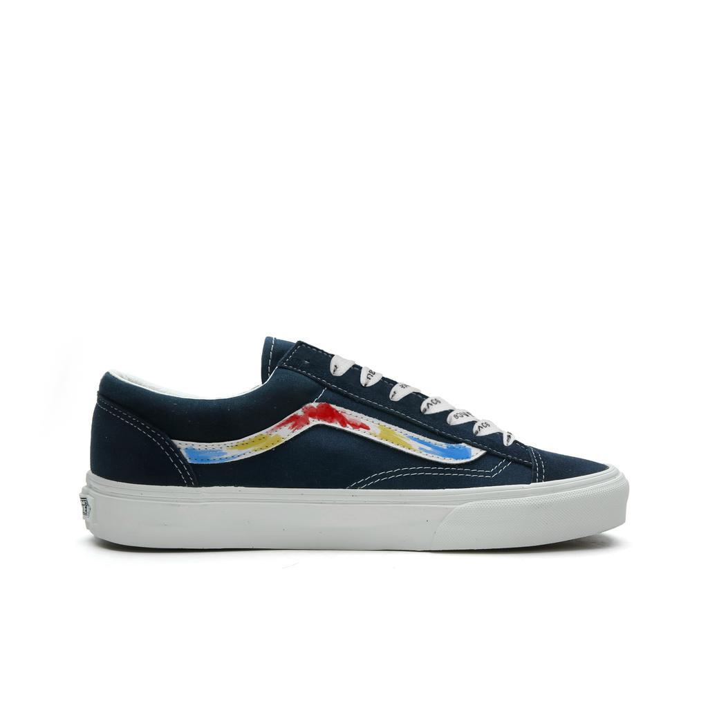 Vans Style 36 Fabric Abrasion Resistant Abrasion Resistant Low top Skateboard Shoes Unisex Blue VN0A3DZ3RFL(Team613-)