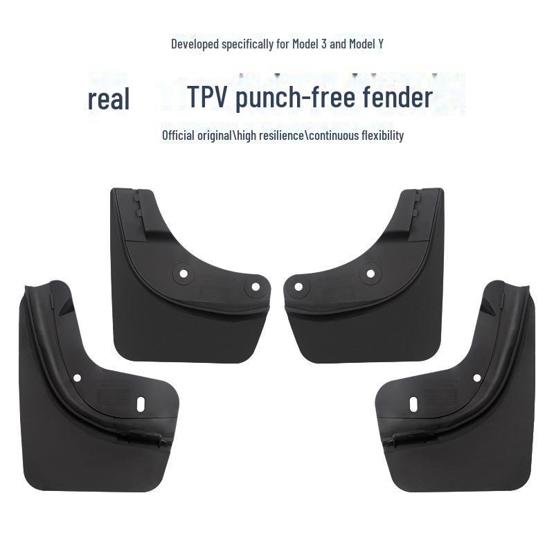 Accesorii pentru modificarea mașinii Tesla Model Y3 TPE pentru apărătoare scurte