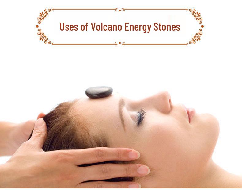 20-Piece Volcanic Energy Stone Massage Set with Heating Box and Essential Oil