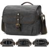 Canvas Shoulder Camera Bag DSLR Digital Bag Photography Bag Going Out Casual Lens Bag Wear-resistant Messenger Bag