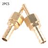 2 Stück 46mm Messing Fitting Schlauchstutzen Reduzierstück Reduzierstopfen Verbinder