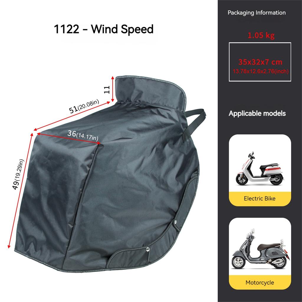 Universal Motorcycle Leg Cover Knee Blanket Motorcycle Waterproof Scooter Warmer Rain Wind Protection Windproof Cover