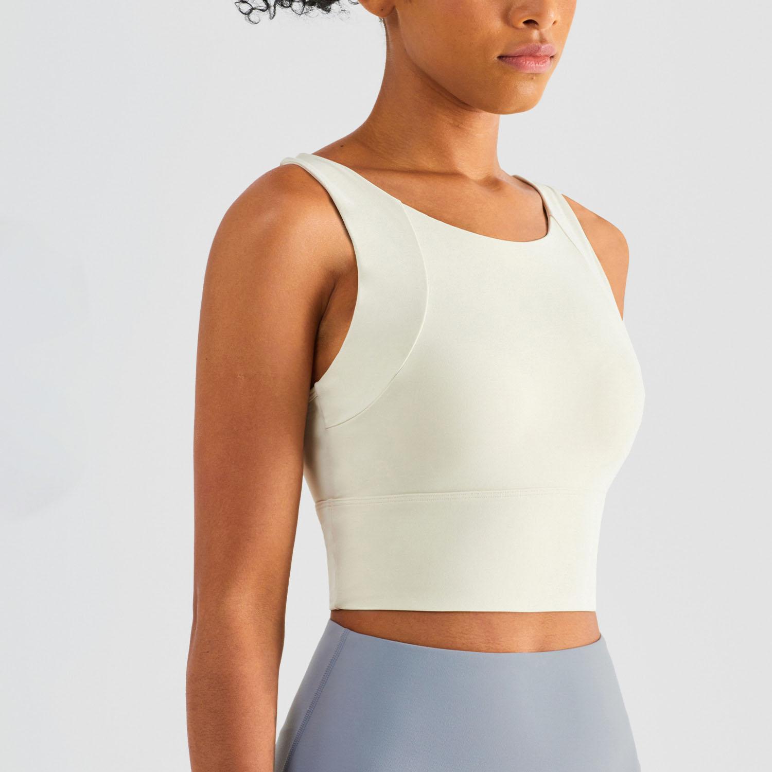 Женский удлиненный беспроводной бюстгальтер для бега — фото 5