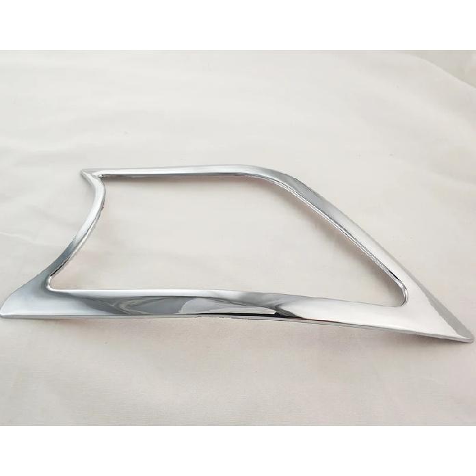 2pc New Car ABS Chrome Accessories Plated Front Fog Lamp Cover Trim Paste Style For Toyota INNOVA 2015 2016 2017 2018