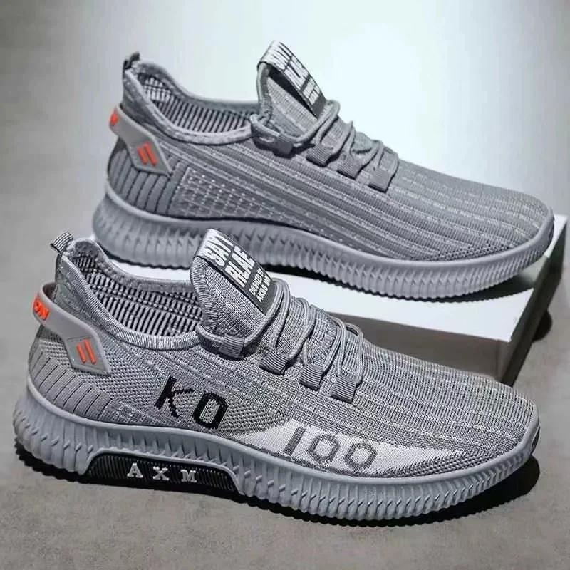 Work Shoes Soft Soled Spring and Autumn Old Cloth Shoe Breathable Mesh Shoes Non-slip Wear-resistant Casual Low-top Shoes Male