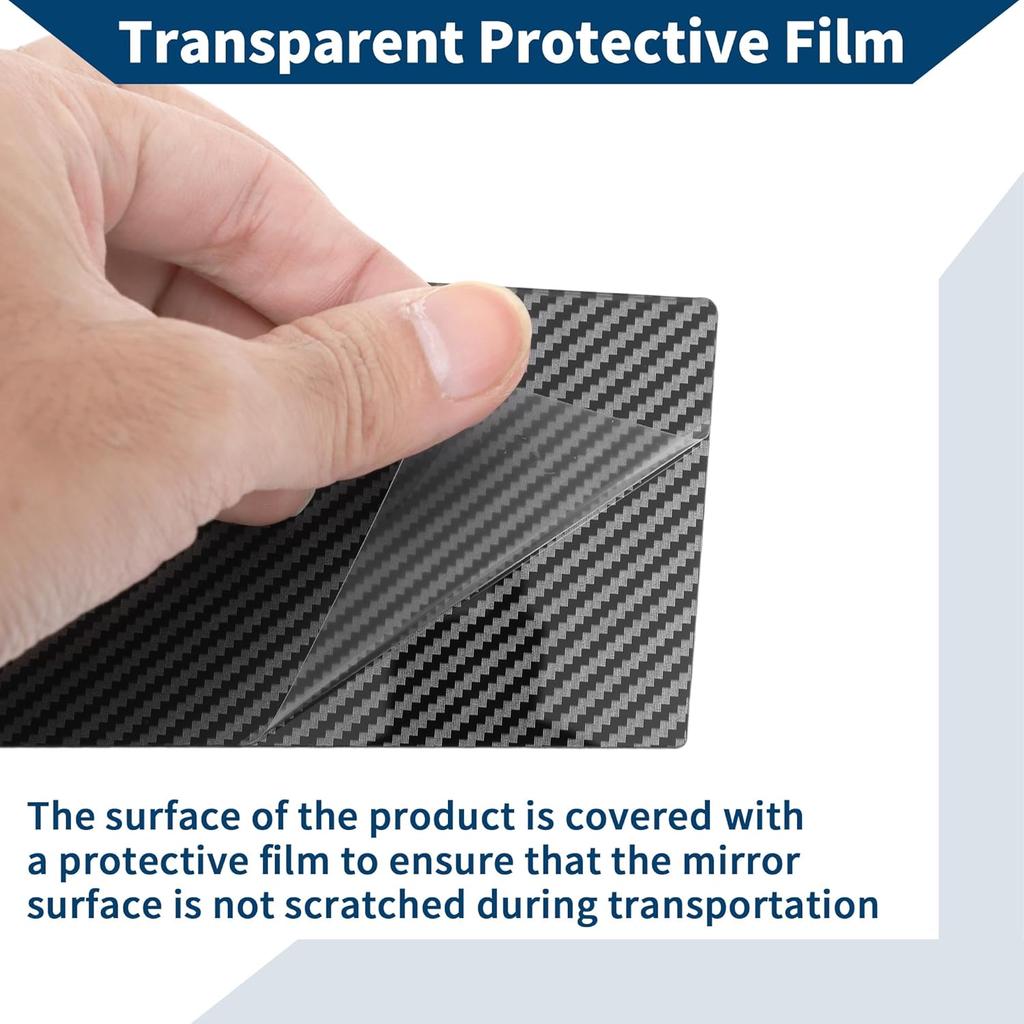 Door Pillar Window Trim for Acura MDX 2007-2013 Front Rear Left Right Anti Scratch Sticker Pillar Posts Door Outer Exterior Cover 6 Pcs Carbon Fiber