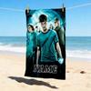 Custom Name Harry Potter Stylish Digital Printing Beach Towel Quick‑Drying Absorbent Blanket for Beach Pool Gym Travel