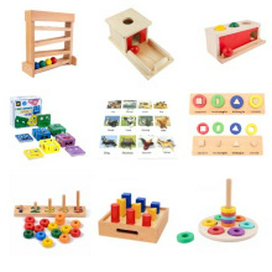 Montessori Dziecięce Instrumenty Muzyczne - Drewniane Dzwonki do Edukacji Wczesnoszkolnej