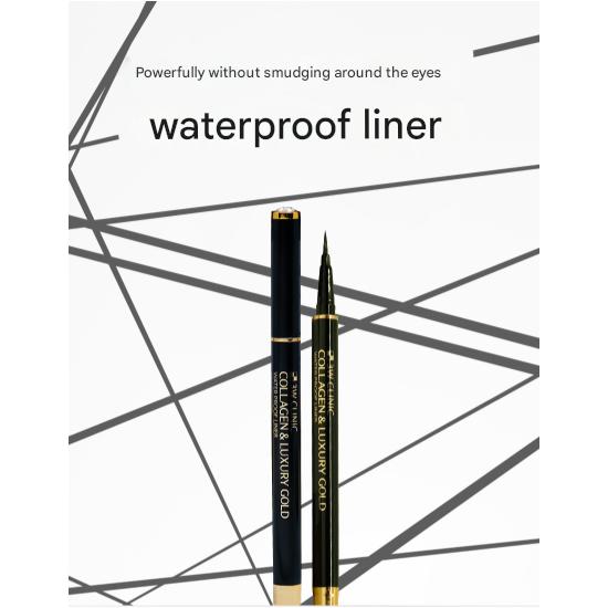 3w Clinic Kollagen & Luxus Gold Wasserfester Eyeliner 0,8 g (3 Optionen)