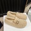 Móda Nová móda 2024 Ležérní dámské boty Mokasíny Kožešinové nazouvací boty Ploché Pohodlné Dámské Vysoké kvality