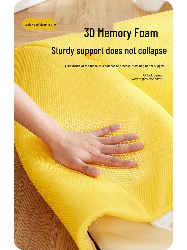 Pet Cooling Mat & Cat Tunnel Bed: Spring-Summer Style, Extra Large, Self-Play.