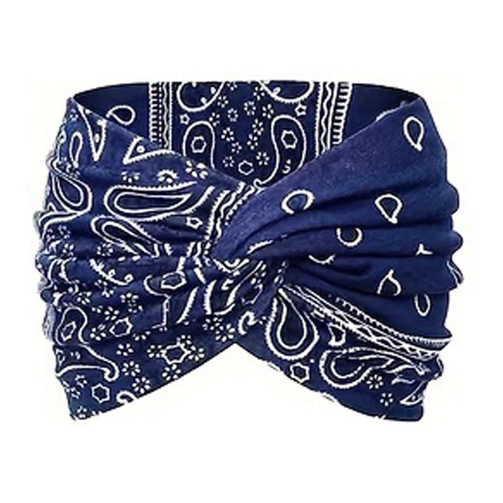 Twisted Wide Headbands For Women Extra Large Turban Workout Headband Fashion Yoga Hair Bands Boho Twisted Thick Hair Accessories