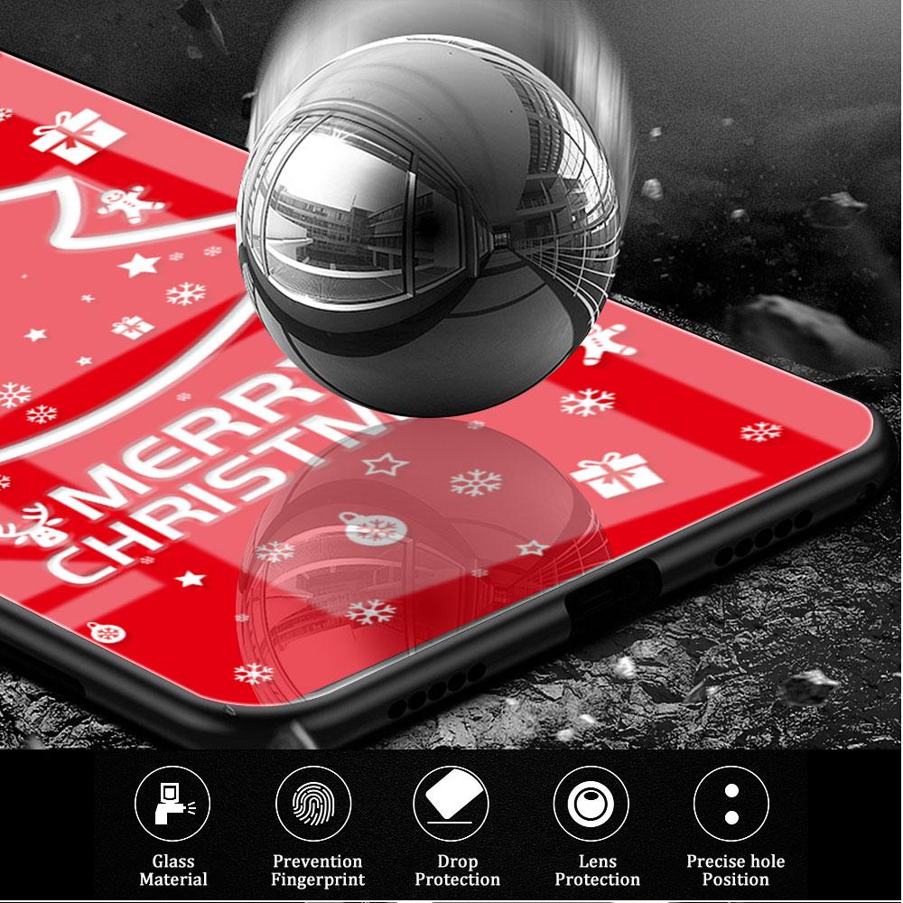 Snowman Christmas Cartoon Glass Case For Samsung Galaxy S22 S20 FE S21 Plus Phone Cover S10 5G S9 Note 20 Ultra 10 Lite Shell