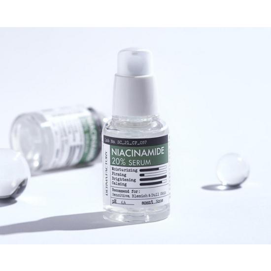 DERMA FACTORY Niacinamide 20% Serum 30ml