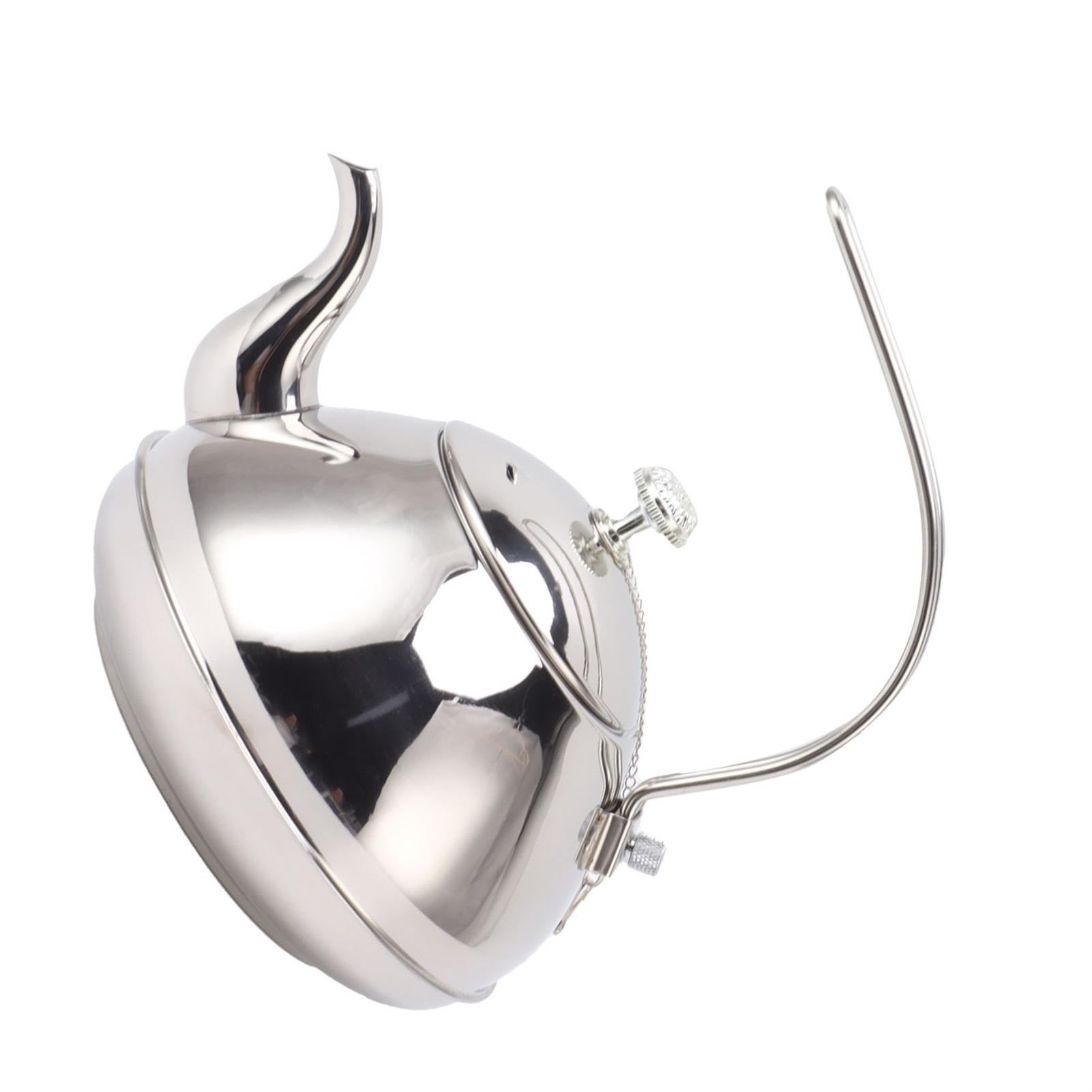 

Stainless Steel Teapot Large Capacity Stovetop Kettle with Filter for Home Camping 1.5L