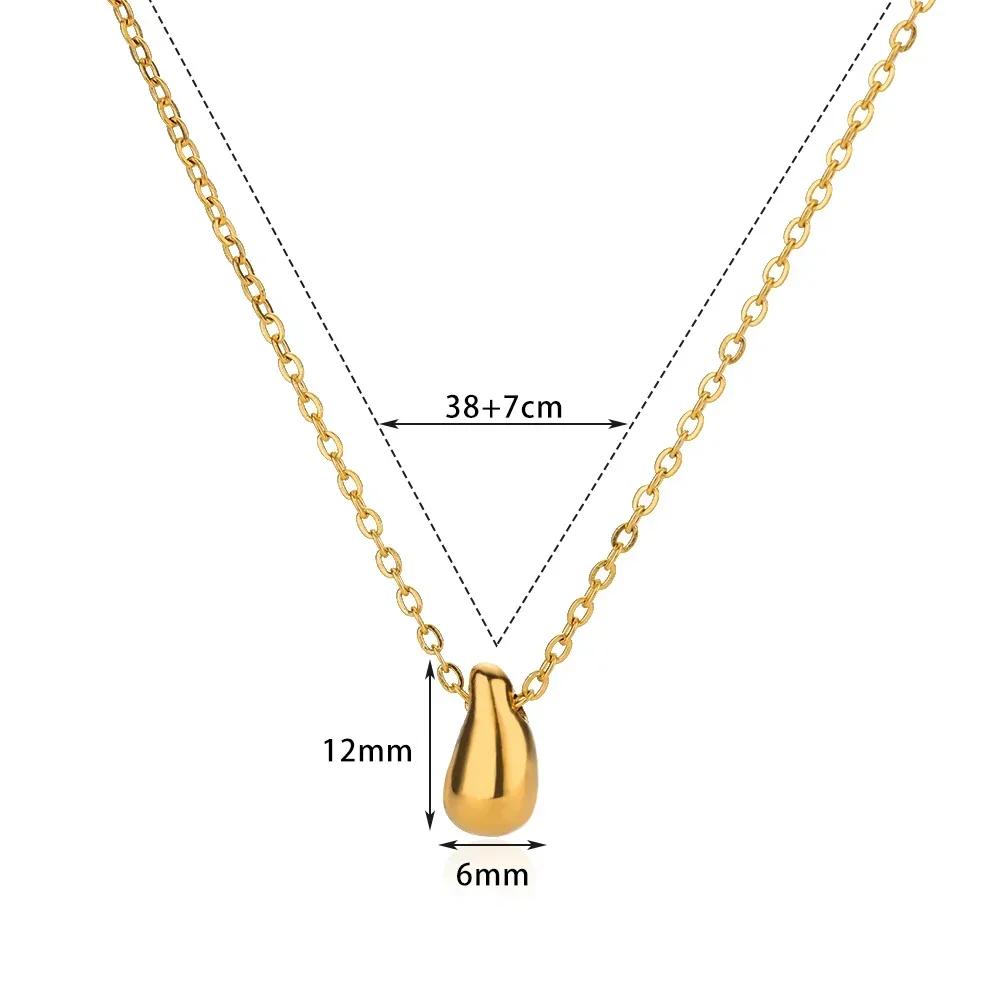 316L Stainless Steel Necklace for Women Heart Pendant Charm Necklaces Choker Aesthetic Handmade Zircon Accessories Free Gifts