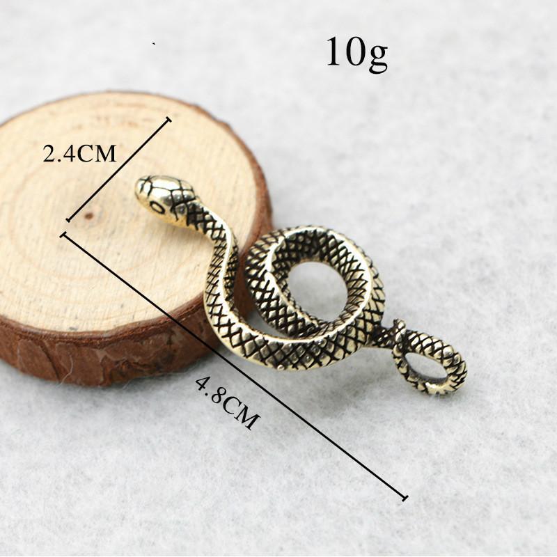 

Мідна змія, старовинна ручна робота, латунь, ключ від кобри, чистий зодіакальний ремінь для дисків, що висить, підвіска для ключа від автомобіля, ніжка бронзовий