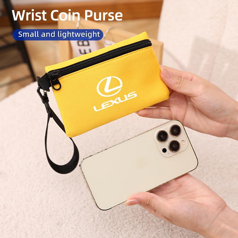 Wrist Coin Purse Card Storage Small Wallet Zipper Change Wallet For Lexus CT ES GS NX IS250 CT200h IS300h ES300h RX400h NX300h GE8