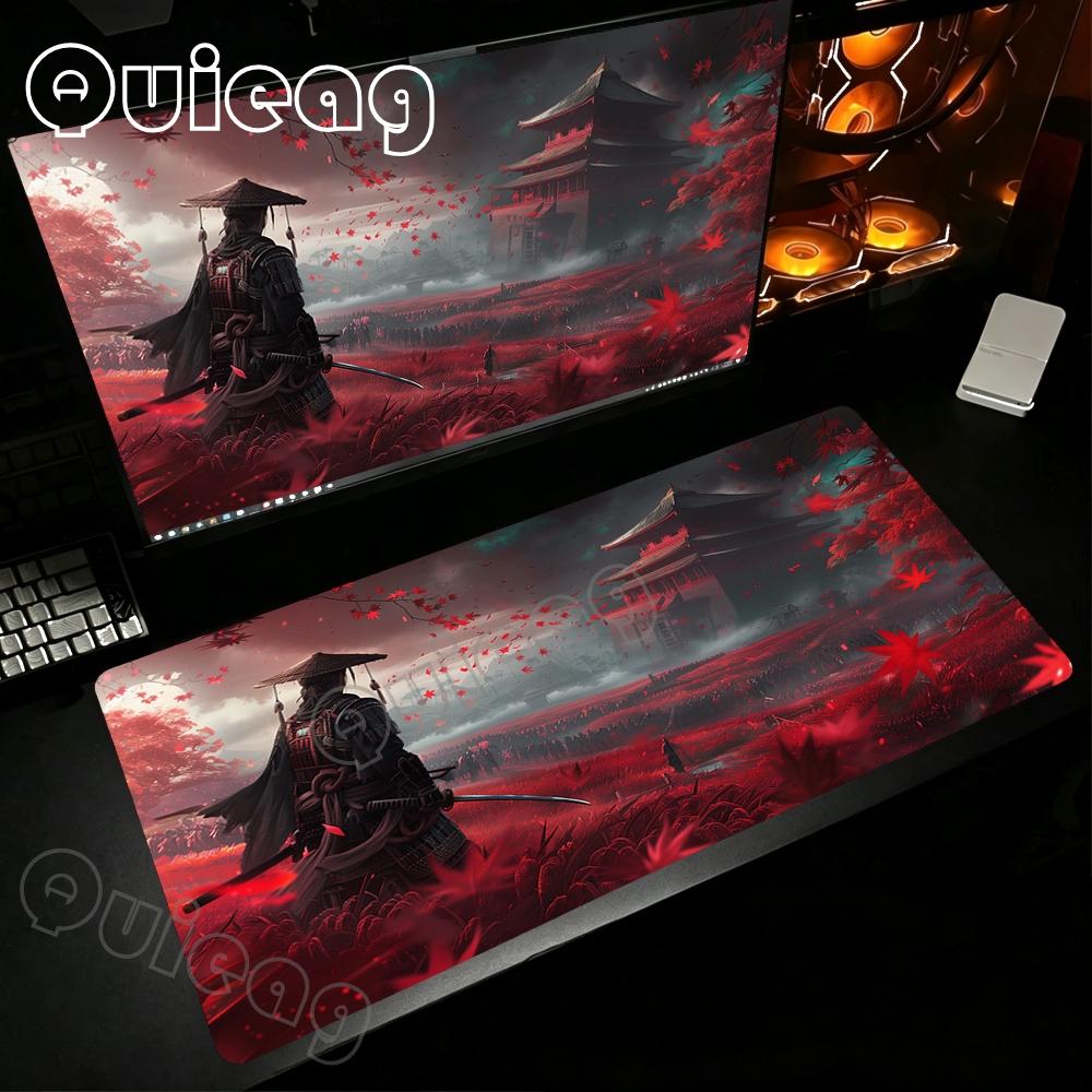 90X40cm Ghost of Tsushima Large Mousepad Gaming Accessories Non-slip Mouse Pad Gamer Mausepad Keyboard Mat Big Tapis De Souris