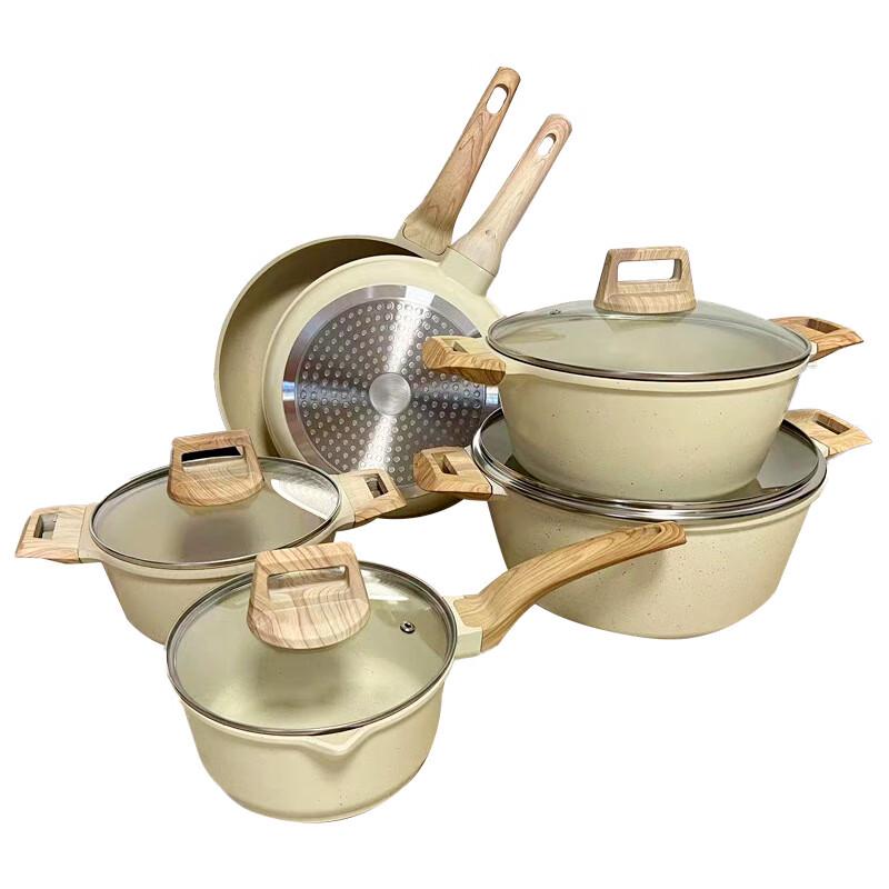 Triceratops Maifan Stone Non-stick Cookware Set