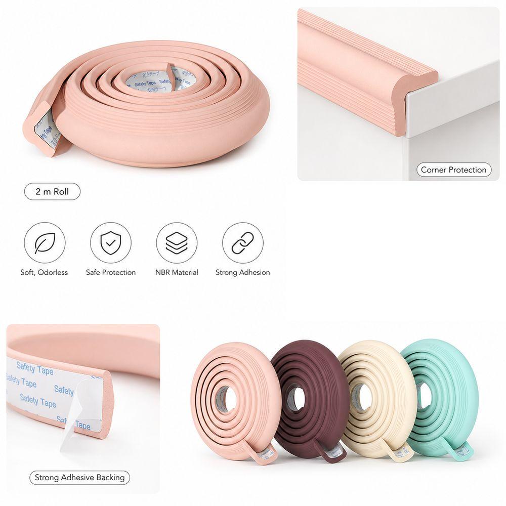 L Shaped Baby Safety Edge Guard Thickened Corner Protector Strip Table Edge Protector