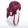Collapse Star Rail Kafka Cosplay Anime Costume Wig with Wig 45cm Wig, Heat-Resistant Net,