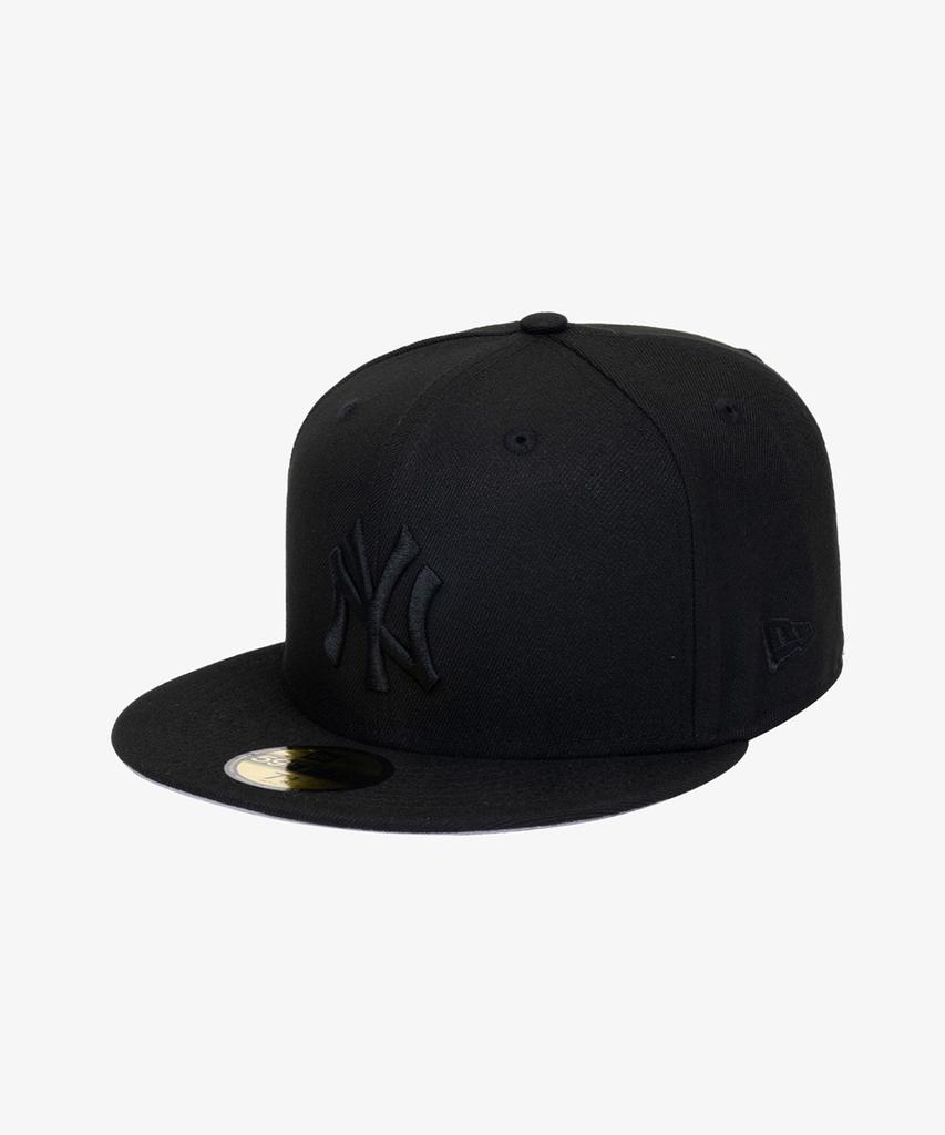 New Era Mlb New York Yankees Basic Fitted Cap Black/Black