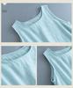 202 Artistic Sleeveless Cotton Linen Double-Layer Summer Dress
