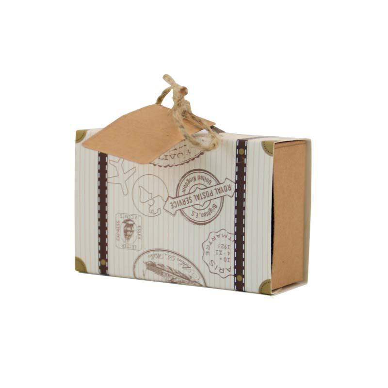 Sugar Box Creative Mini Suitcase Candy Box Mini Suitcase Happy Candy Box Carton