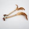 Pet Supplies: Silver Vine Cat Teaser Wand, Hemp Rope Chew Stick, Matatabi Fruit with Feather and Bell, Boredom Relief Cat Toy
